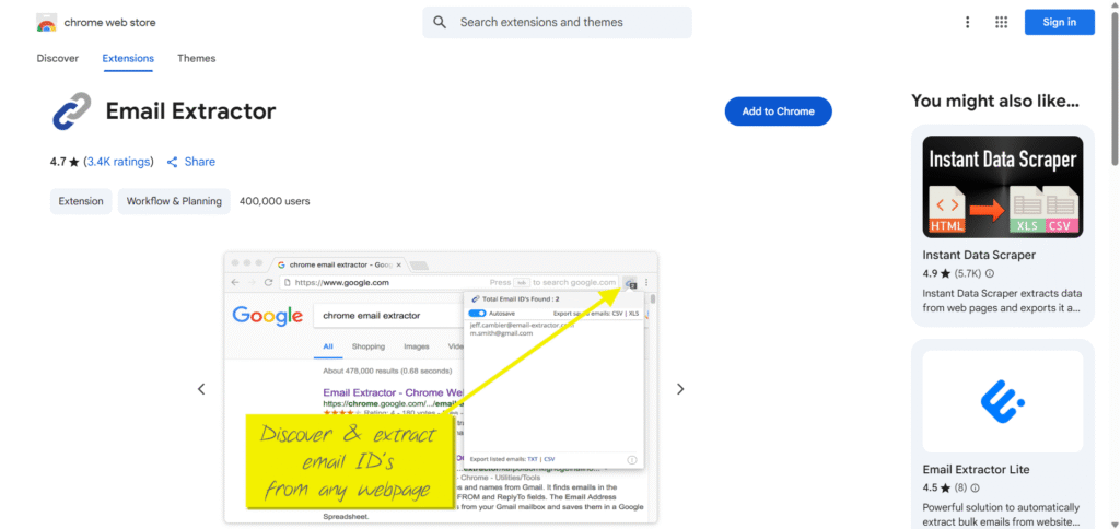 Free Email Extractor